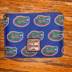 Dooney & Bourke Blue Gators Card Holder